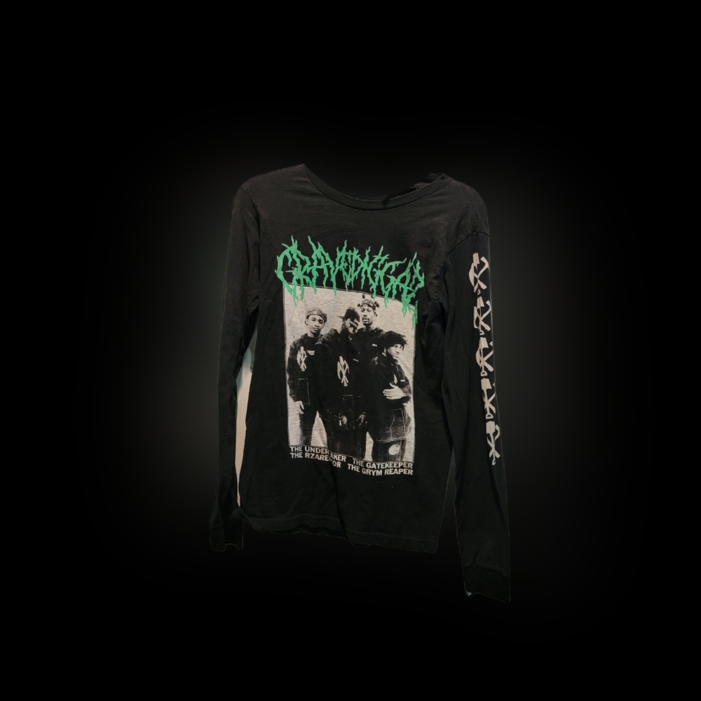 Gravedigger band tee long sleeved xs